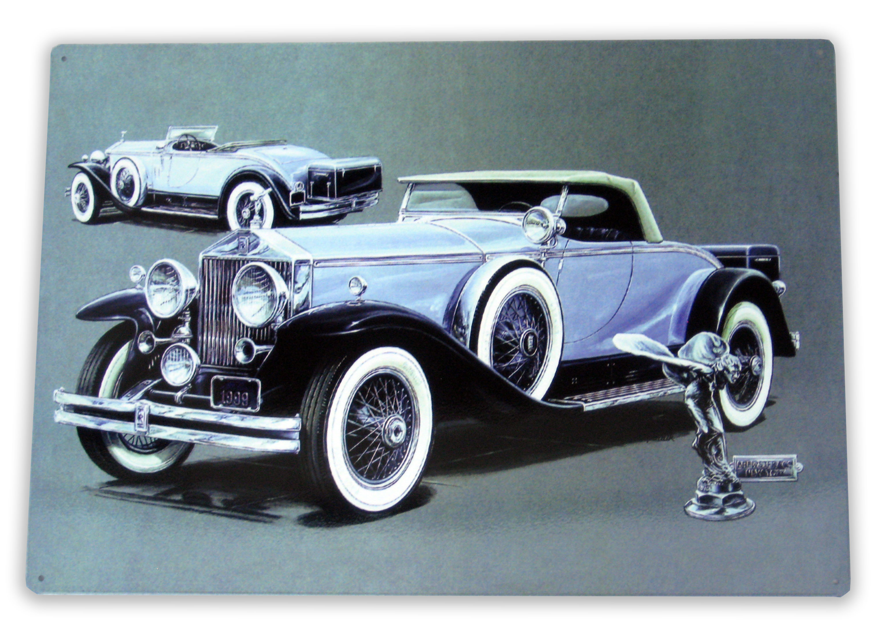 Plechová cedule Rolls - Royce Phantom 1, 400 x 280 mm