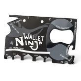 Ocelová multifunkční karta Wallet Ninja 18v1 