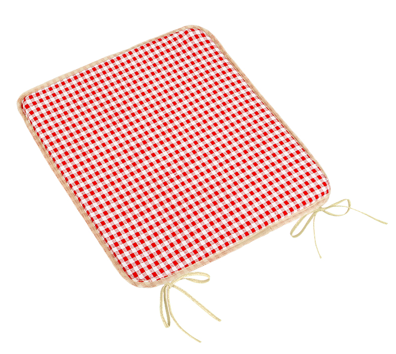 Bellatex Sedák BERTA hladký, Kostička červená - 40x40 cm hladký