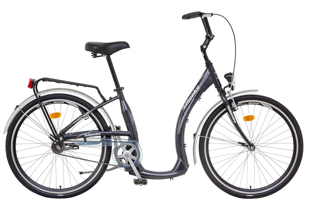 LIBERTY Městské jízdní kolo COMFY AL 1spd 26" 2026 antracitové