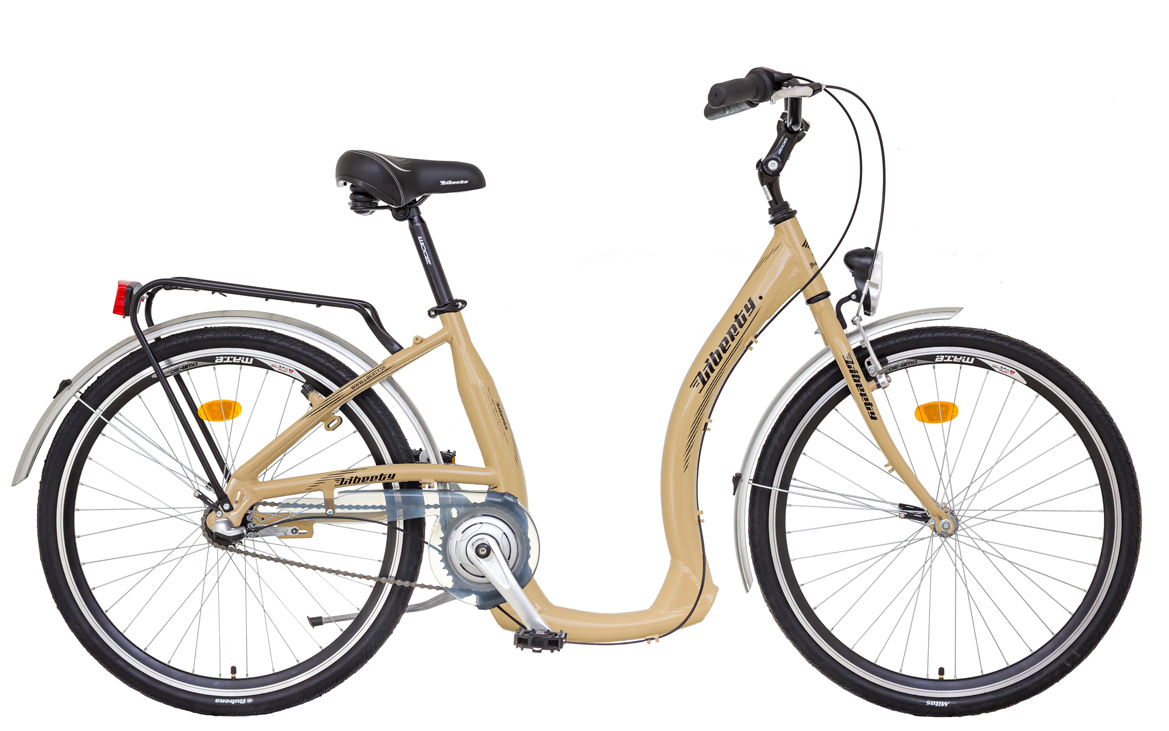 LIBERTY Městské kolo COMFY 3spd 26" 2019 béžové