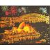 Škrabací obrázky zlaté 25 x 20 cm - Noční výhled Sydney