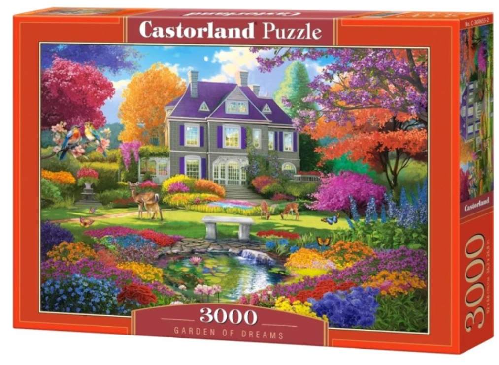 Castorland Puzzle 3000 dílků - Zahrada snů