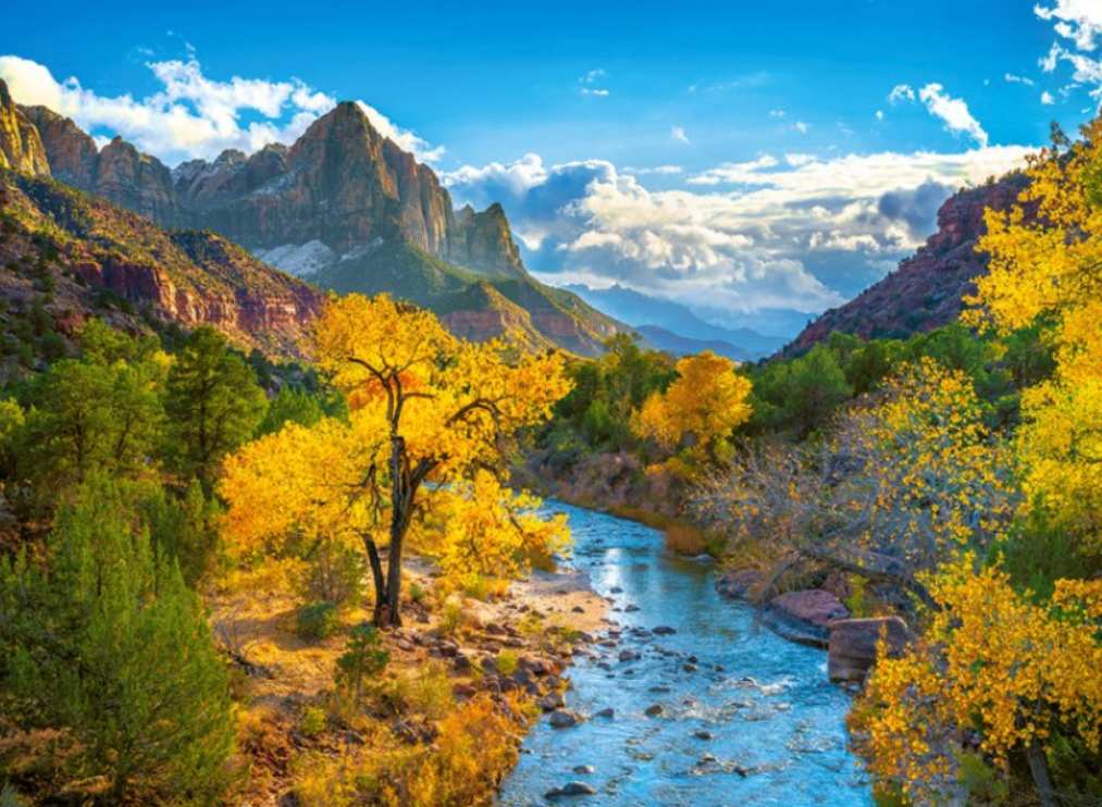 Castorland Puzzle 3000 dílků - Podzim v národním parku Zion, USA