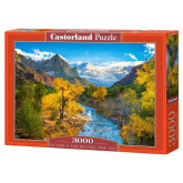 Castorland Puzzle 3000 dílků - Podzim v národním parku Zion, USA
