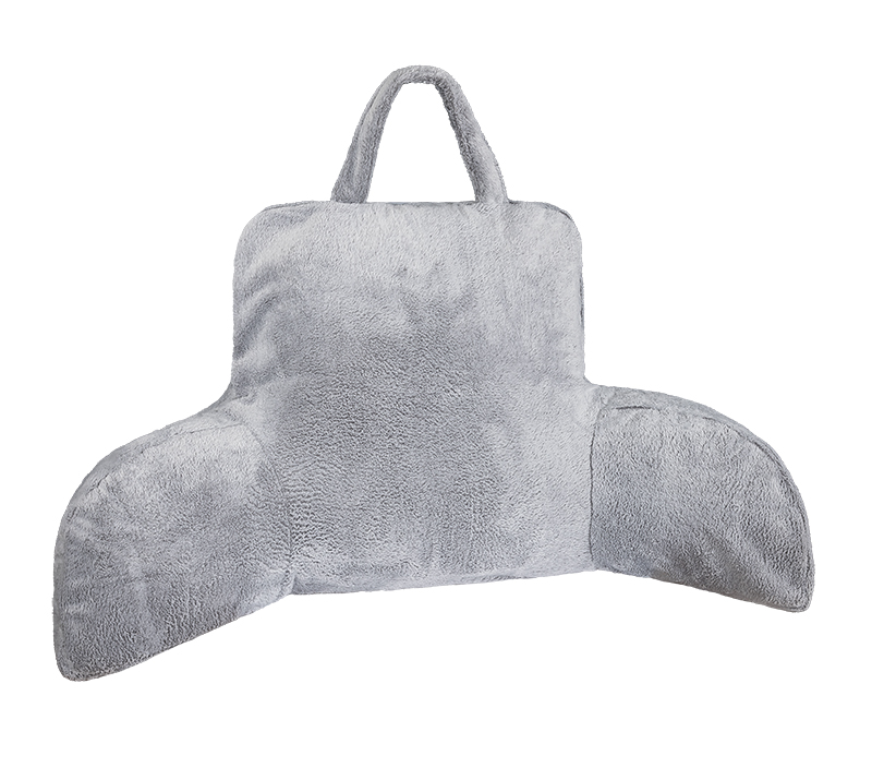 Bellatex Polštář, opěrka na čtení šedá melír - 50x100 cm