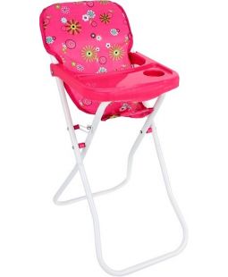 Židlička pro panenky růžová, 60 cm