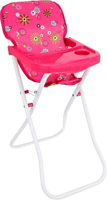 Teddies Židlička pro panenky růžová, vysoká 60 cm