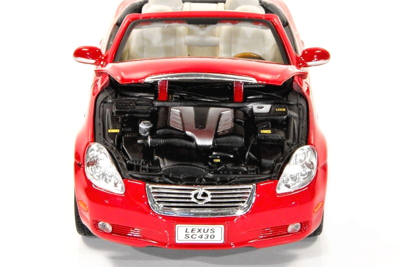 Welly Lexus SC430 červený 1:24