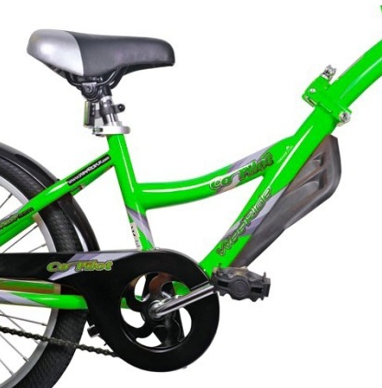 WeeRide Co-Pilot Dětské přípojné kolo, zelené