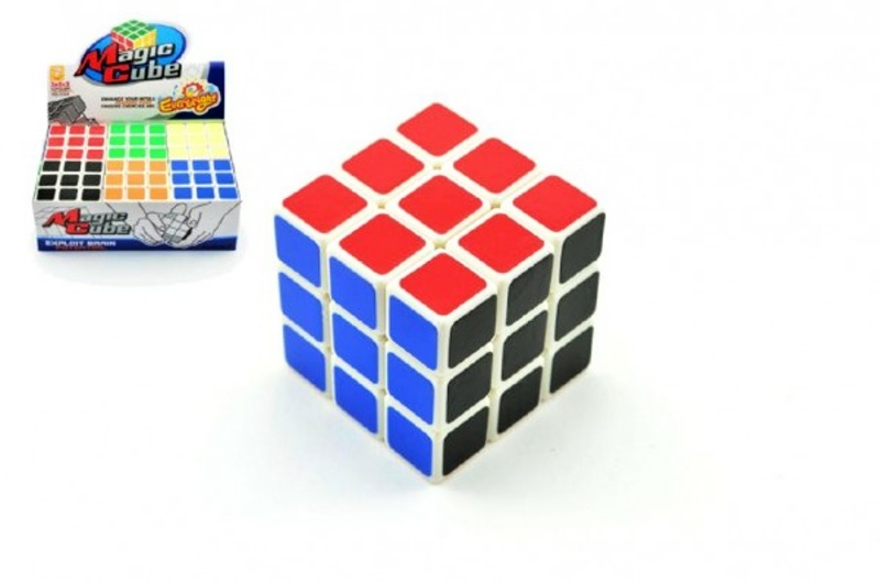 Hlavolam kostka plast 4x4 cm