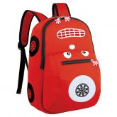 Dětský neoprenový batoh Autíčko červené 30 x 22 x 10 cm