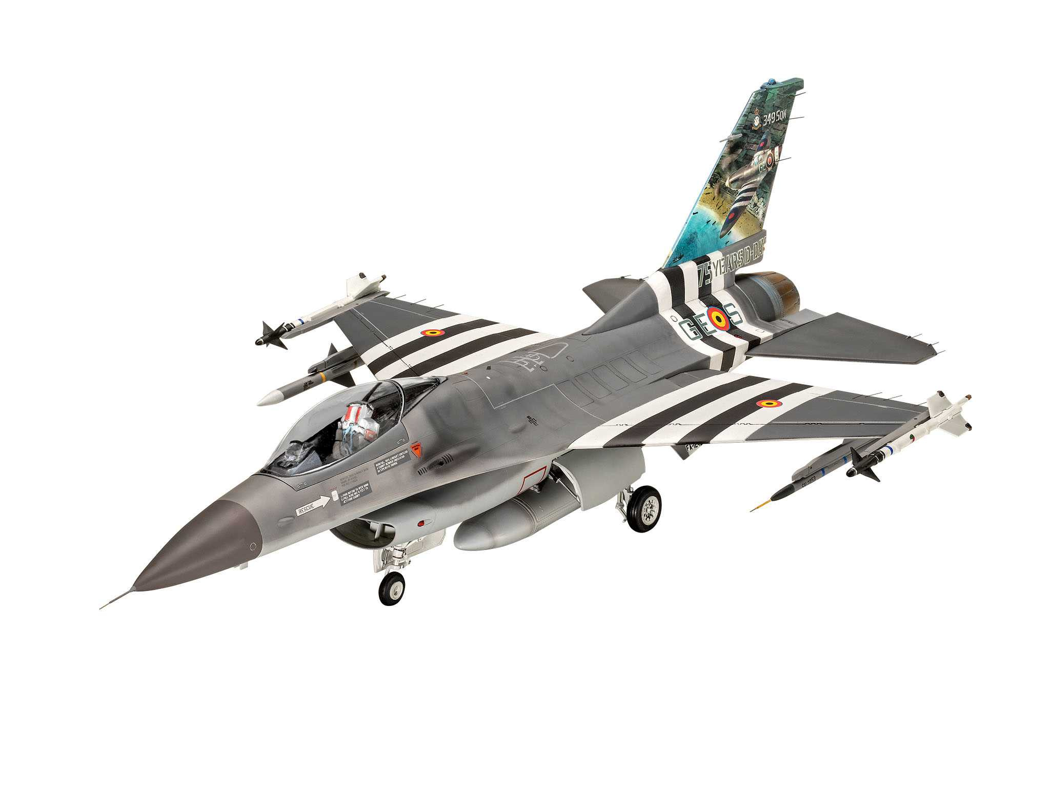 Revell Plastic ModelKit letadlo 03802 - 50th Anniversary F-16 Falcon (1:32)