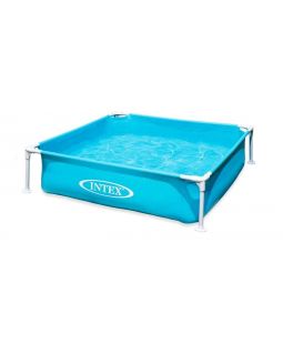 Intex skládací modrý mini bazén 122 x 122 x 30 cm
