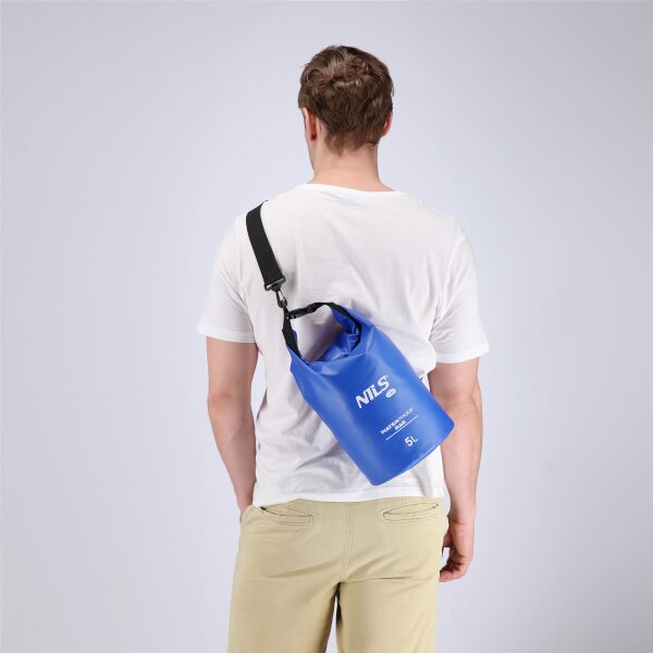Nepromokavý vak NILS Camp NC1703, 5L, modrý