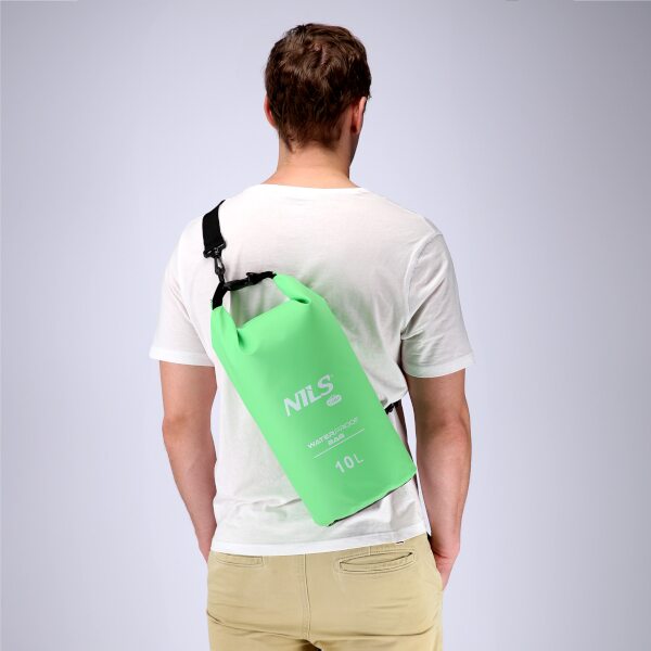 Nepromokavý vak NILS Camp NC1703, 10L, zelený