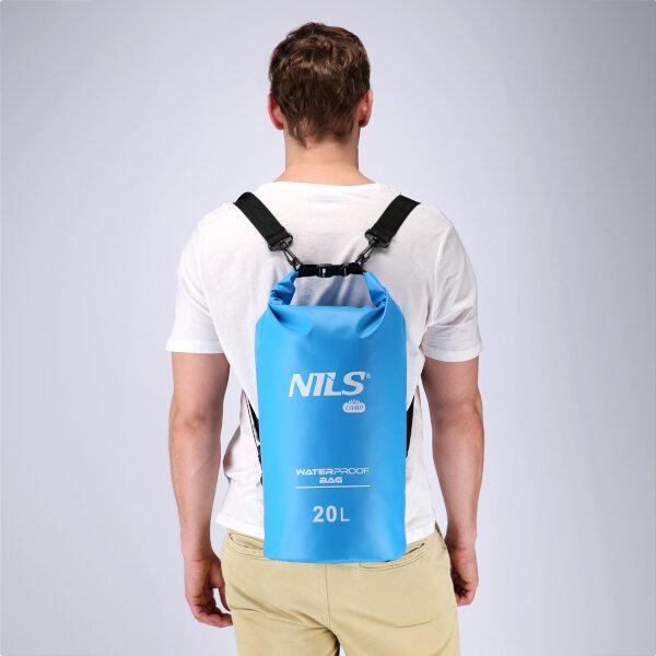 Nepromokavý vak NILS Camp NC1703, 20L, modrý