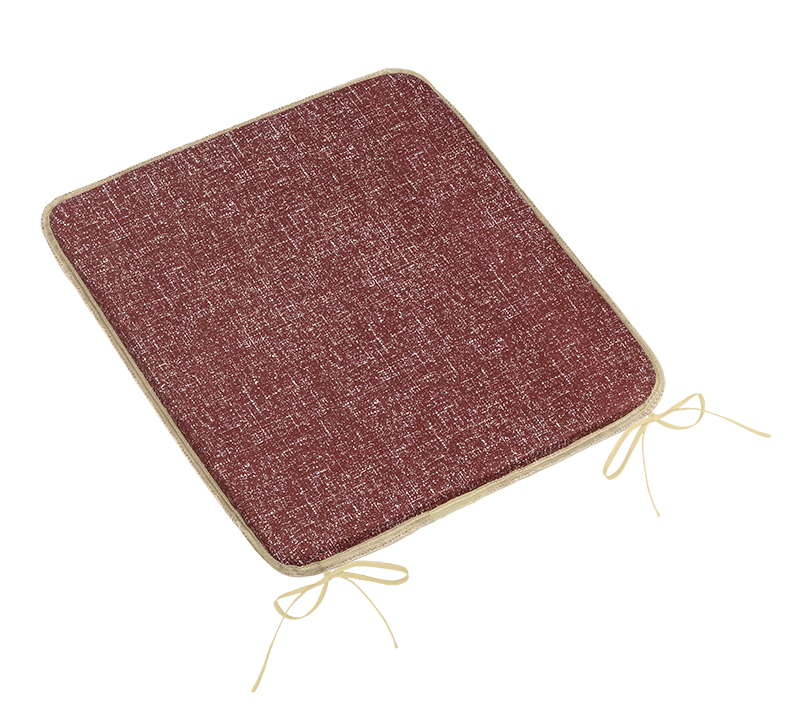 Bellatex Sedák LADA hladký, Uni tmavě vínová - 40x40 cm hladký