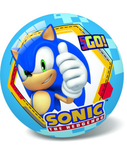 Gumový dětský míč, Ježek Sonic - 23cm