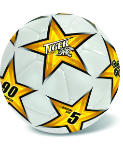 Fotbalový kožený míč Soccer Fever Tyger žlutý, vel. 5