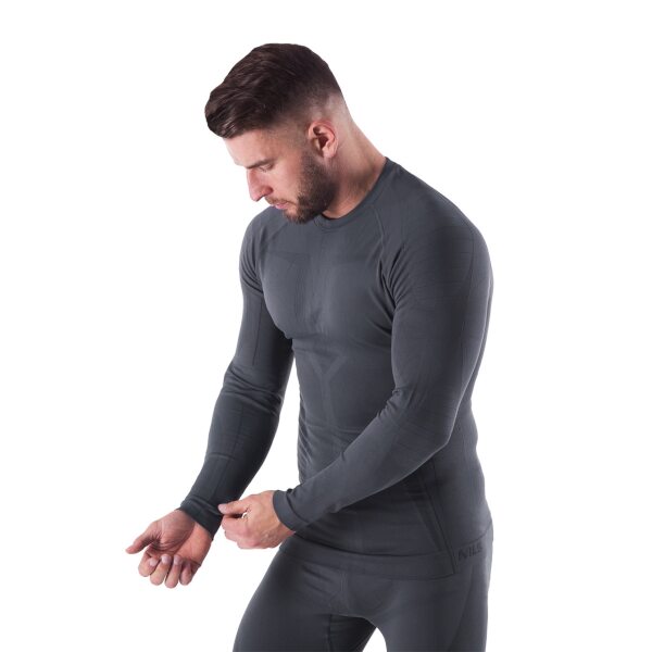 Pánské termo tričko NILS Ragnar BTK0060 šedé, vel. XXL/XXXL