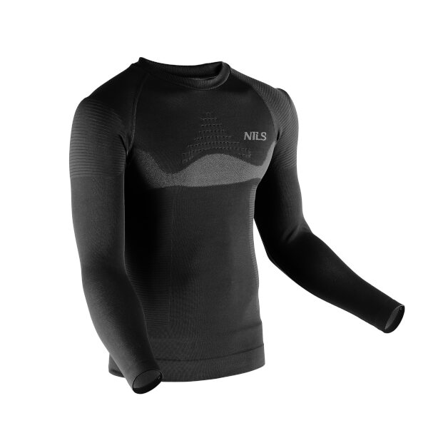 Pánské termo tričko NILS Magnus BTK0464 černé, vel. XXL/XXXL