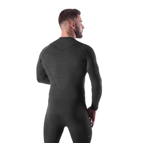 Pánské termo tričko NILS Magnus BTK0464 černé, vel. XXL/XXXL