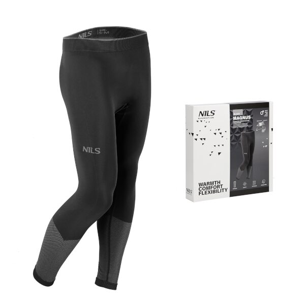 Pánské termo spodky NILS Magnus BTS0464 černé, vel. XXL/XXXL