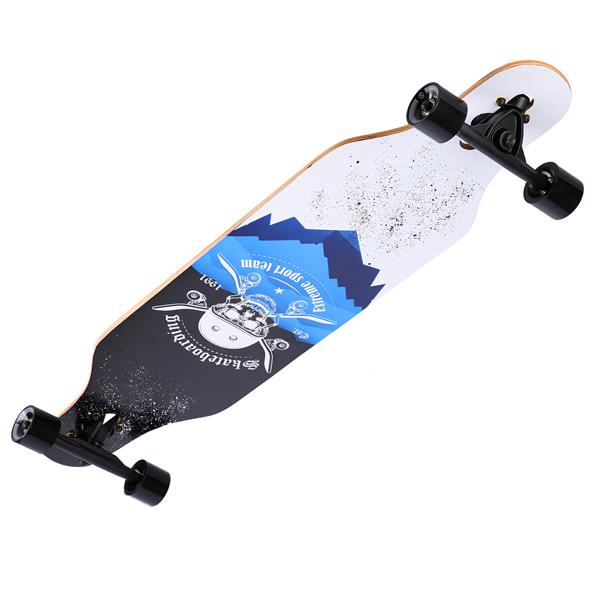 Longboard NILS Extreme Wood Skull, 104x24 cm
