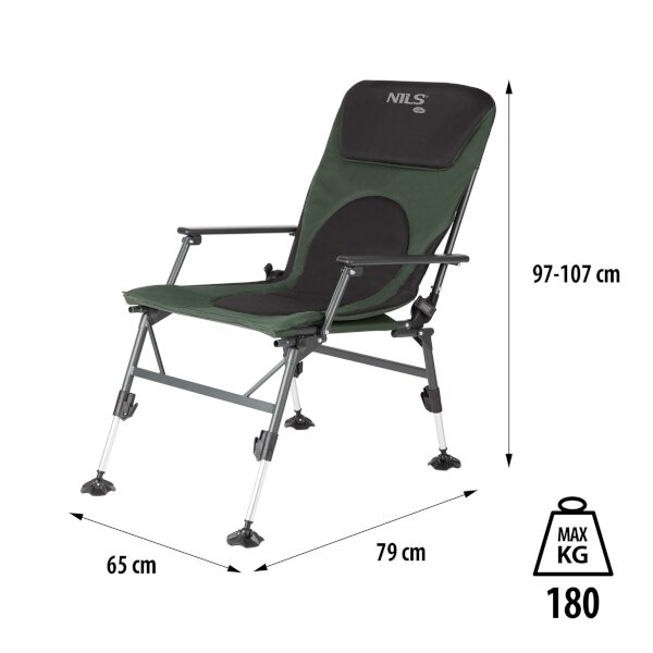 Rybářské křeslo NILS Camp NC1801