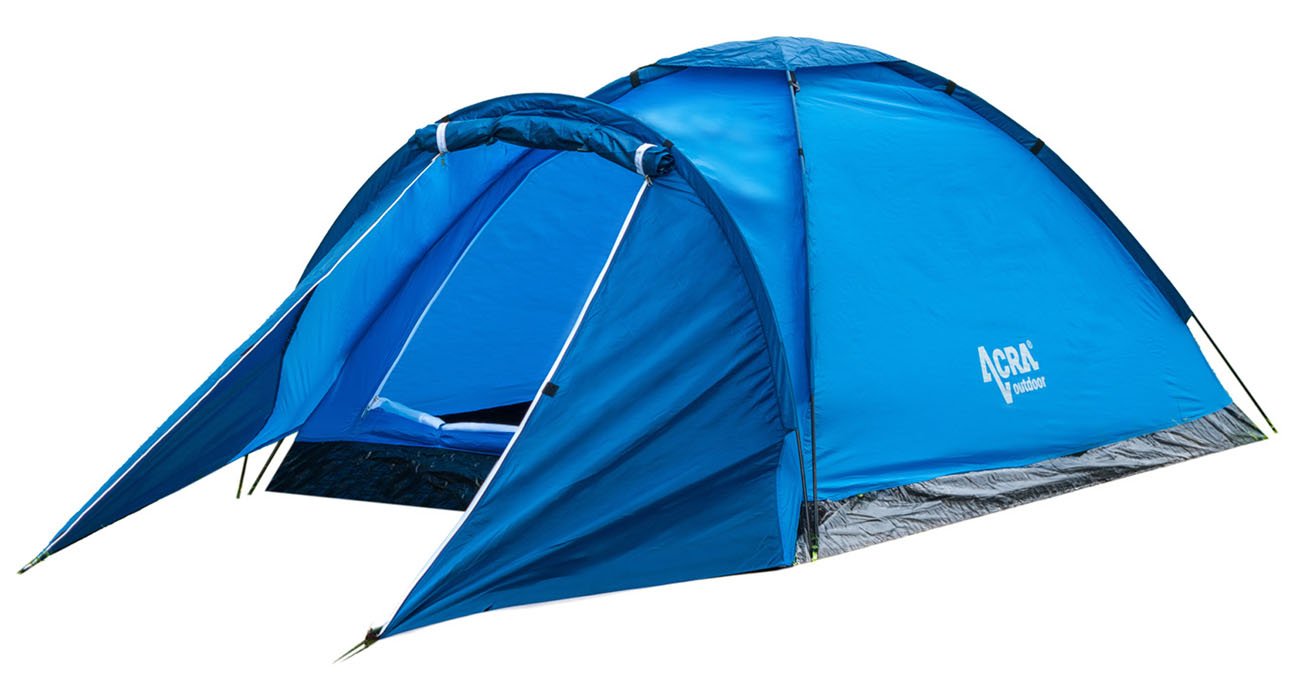 Stan monodome pro 3 osoby s předsíňkou modrý