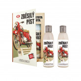 Bohemia Gifts Sada kniha pro motorkáře, gel 200 ml a šampon 200 ml