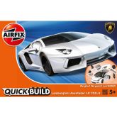 Airfix Quick Bulid J6007 Lamborghini Aventador LP 700-4, Bílé