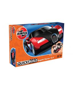 Airfix Quick Bulid J6008 Bugatti Veyron Červená