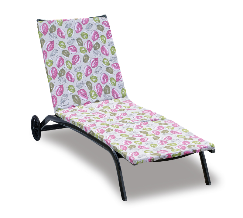 Bellatex Polstr na plážové lehátko, Lístky - 60x180 cm