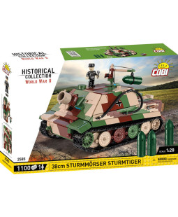 COBI 2585 II WW 38 cm Sturmmorser Sturmtiger, 1:28, 1100 kostek