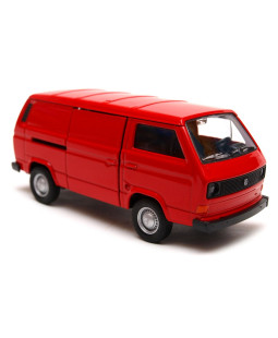 Welly Volkswagen T 3 Van červený 1:34-39