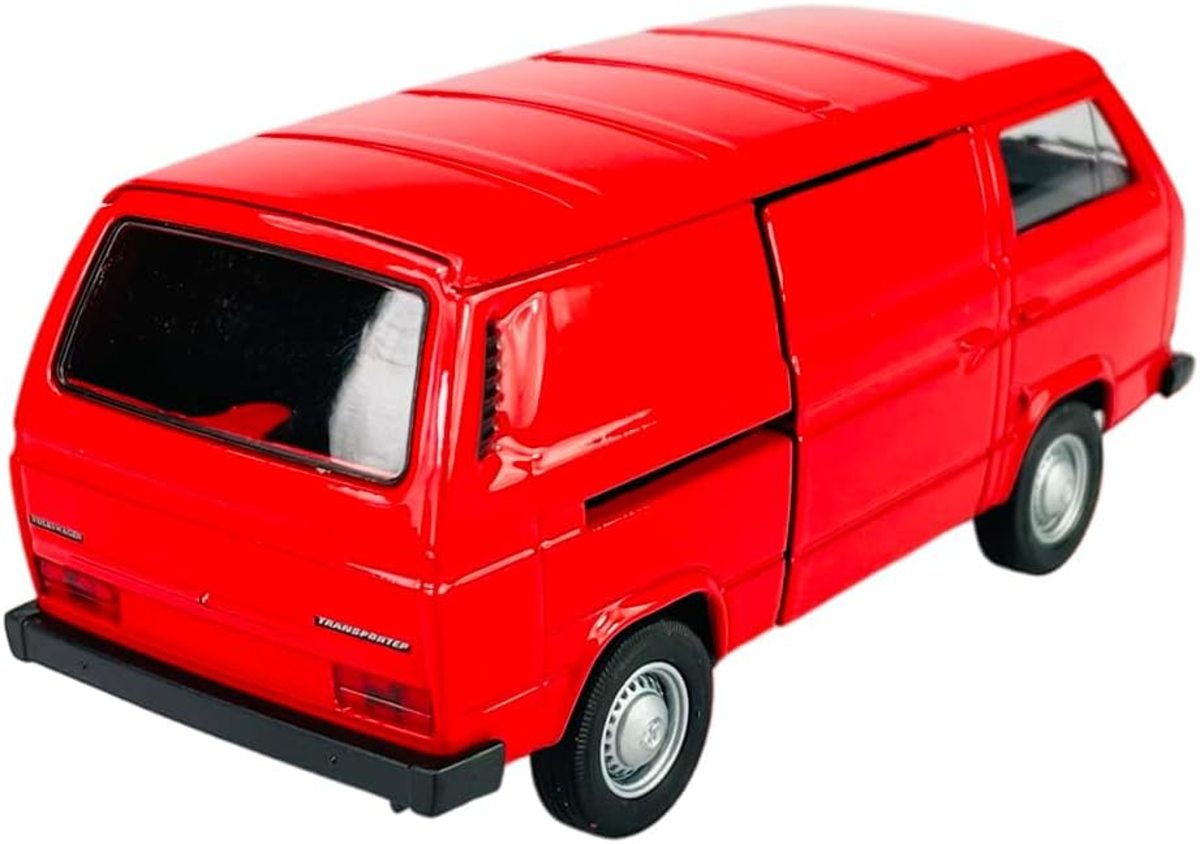 Welly Volkswagen T 3 Van červený 1:34-39