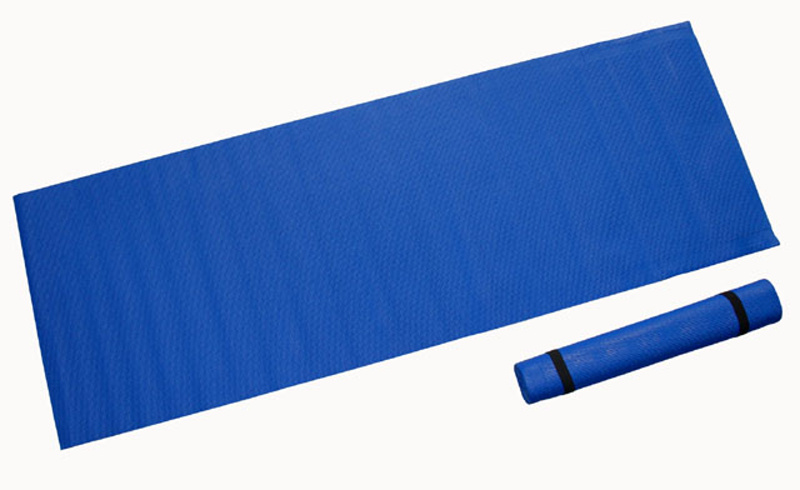 Fitness Yoga podložka 173x61x0,4 cm, modrá