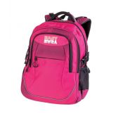 Easy školní tříkomorový batoh růžový, 44 x 31 x 20 cm 