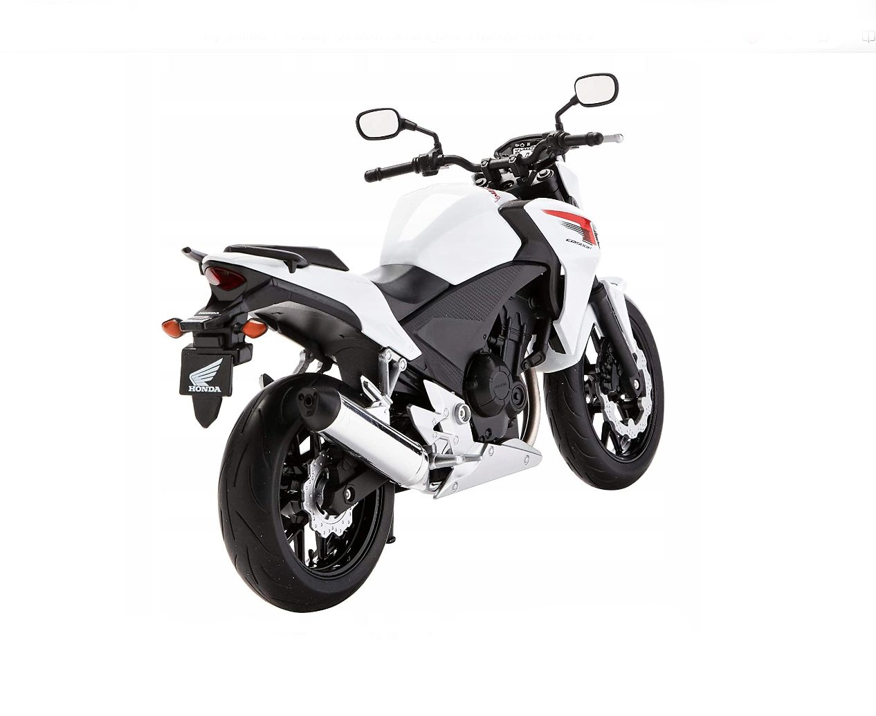 Welly Honda CB 500 F 2014, bílá 1:10