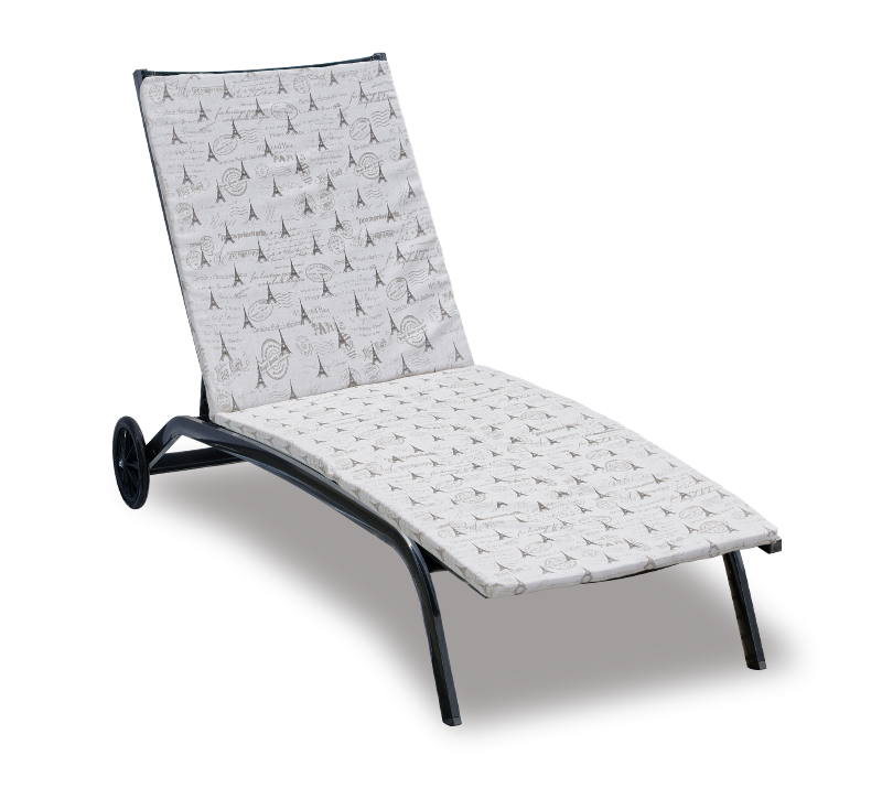 Bellatex Polstr na plážové lehátko, Eiffelovka béžová - 60x180 cm