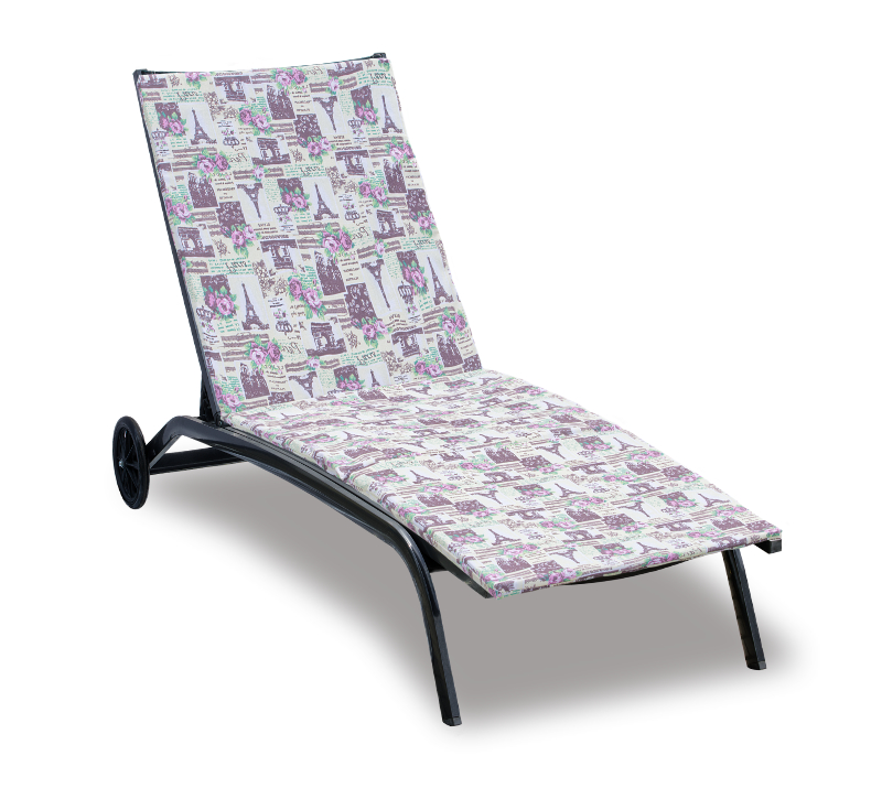 Bellatex Polstr na plážové lehátko, Francouzská romance - 60x180 cm