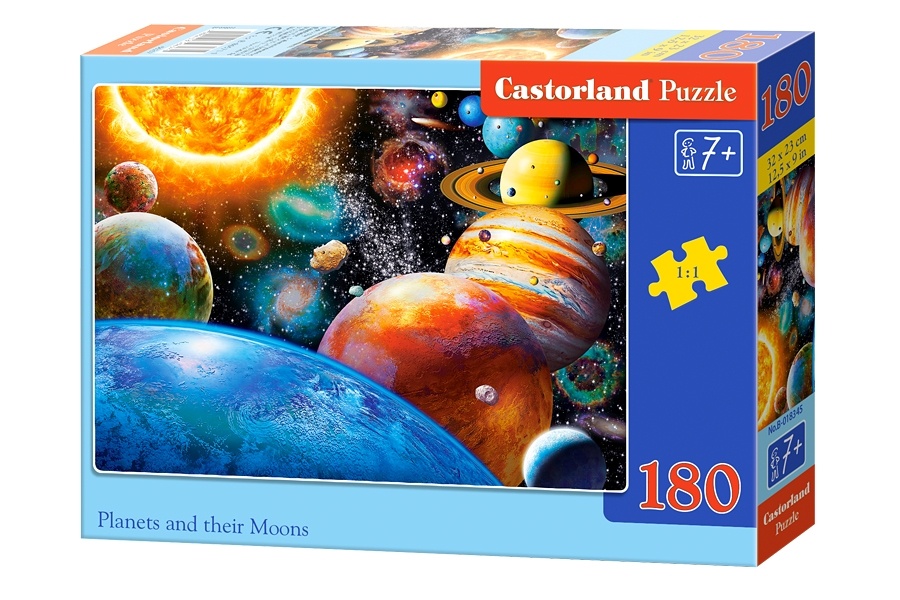 Castorland puzzle 180 dílků - Planetky