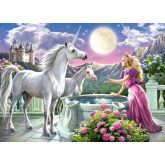 Puzzle Castorland 120 dílků - Princezna s jednorožci
