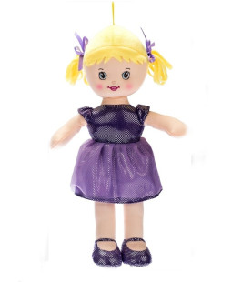 Hadrová panenka Viktorka blondýnka, na baterie česky mluvící, 32cm