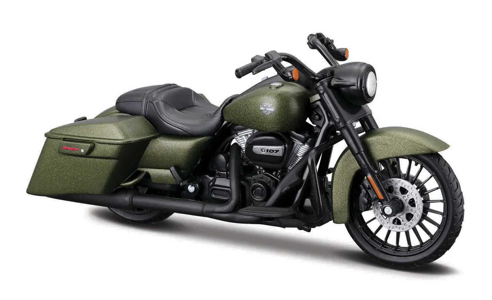 Maisto Harley Davidson 2022 Road King Special, zelená, 1:18