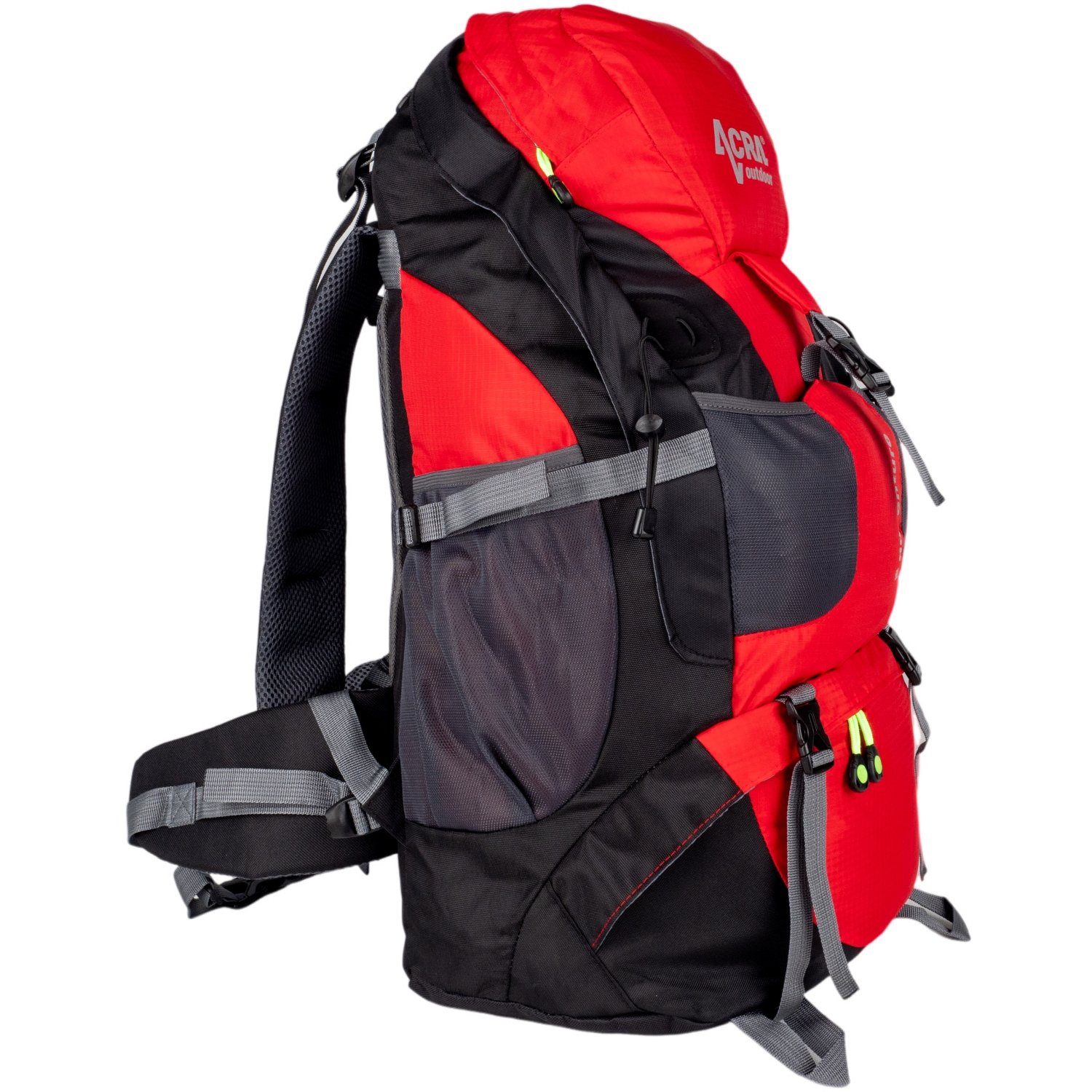ACRA Batoh BA50-CRV Adventure 50 L na horskou turistiku, červený
