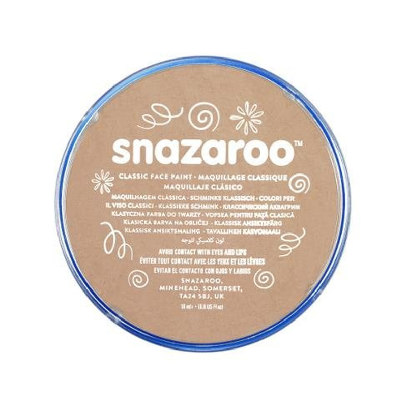 Snazaroo barva na obličej 18 ml. - Béžová, Barely Beige