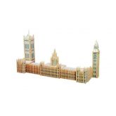 Woodcraft dřevěné 3D puzzle - skládačka Big Ben, 46 cm